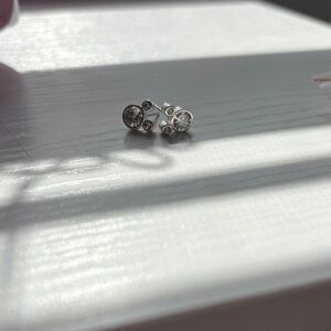 Elegant Silver Stud Earrings